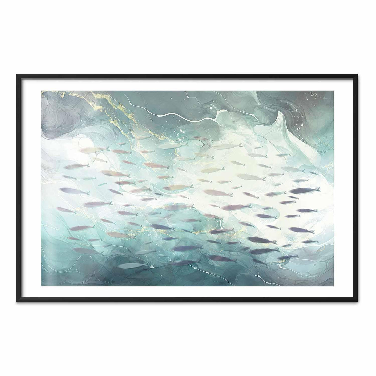 Poster - School of Small Fish