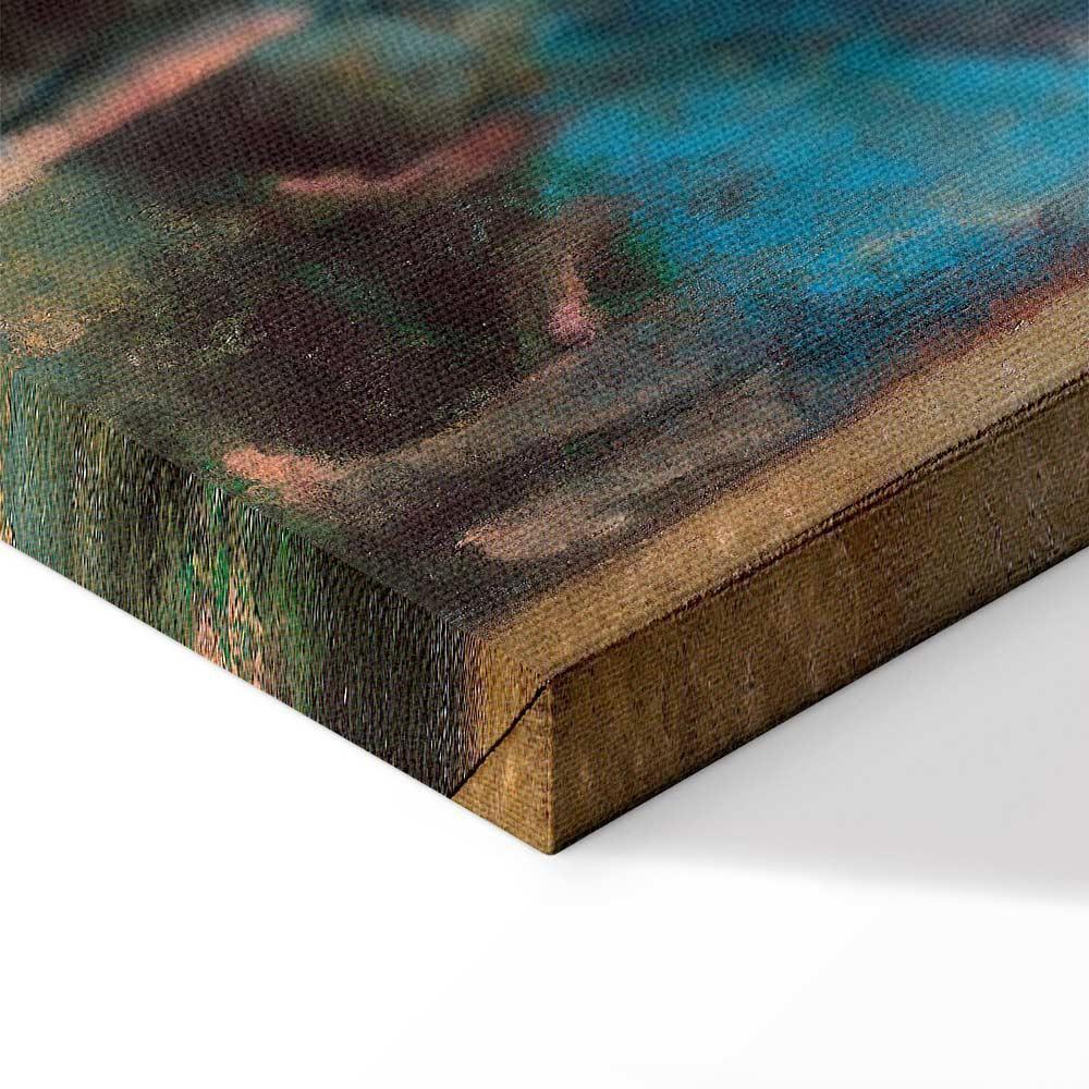 Leinwandbild - Edgar Degas – Blue Dancers