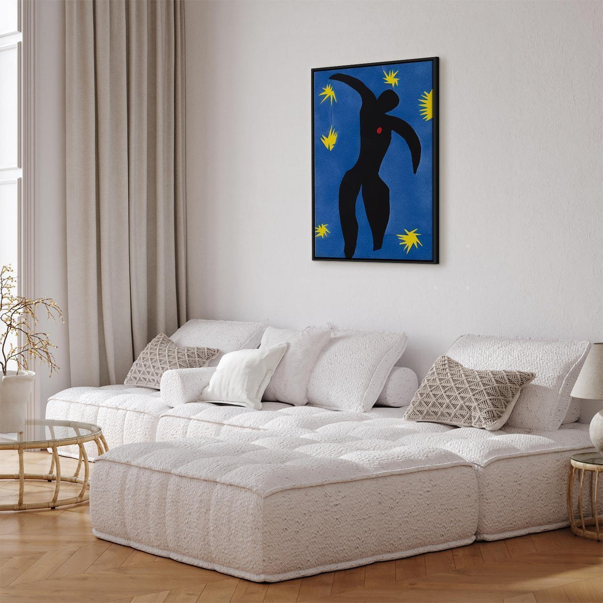 Leinwandbild - Henri Matisse – Icarus (from Jazz)