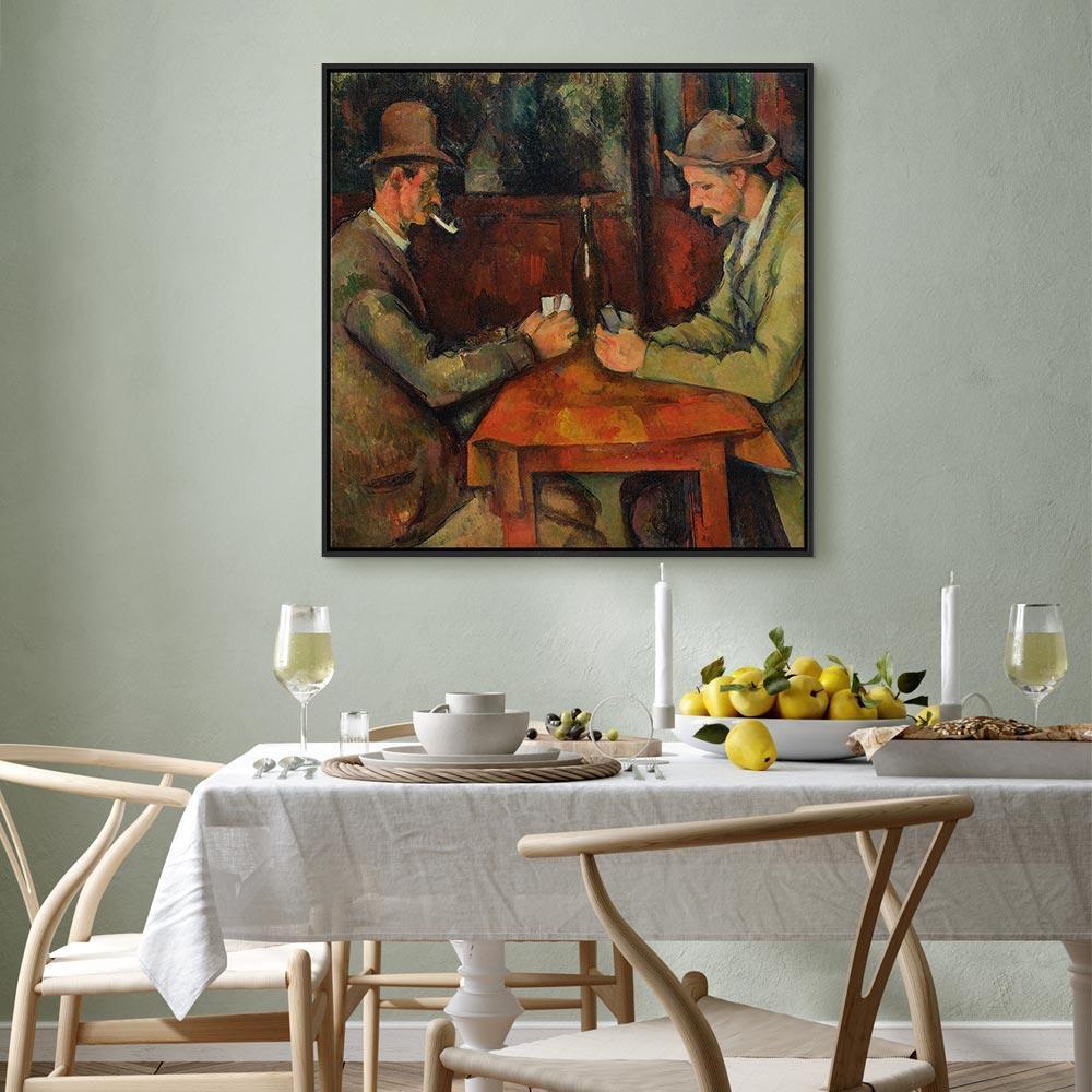 Leinwandbild - Paul Cézanne – The Card Players