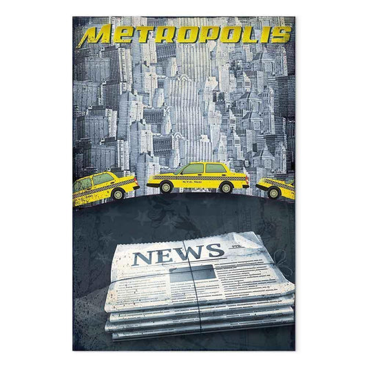 Leinwandbild - Metropolis (1 Part) Vertical