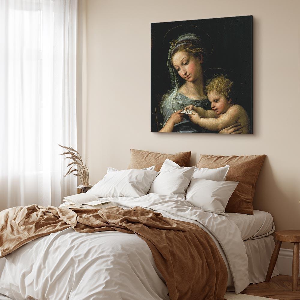 Leinwandbild - Rafael Santi – The Virgin of the Rose