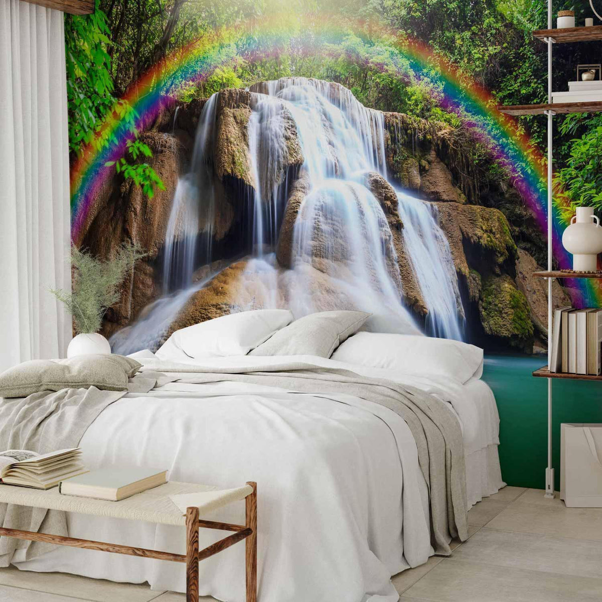 Fototapete - Waterfall of Fulfilled Wishes