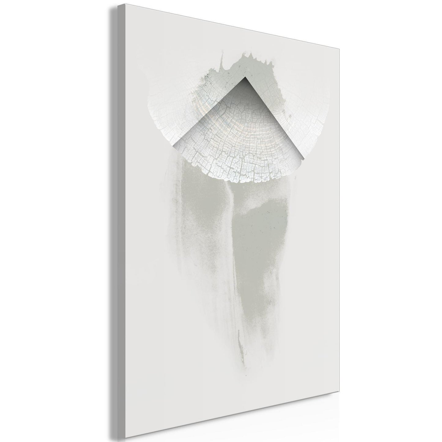 Leinwandbild „The Beginning“ – Abstrakte Wandkunst im Hochformat