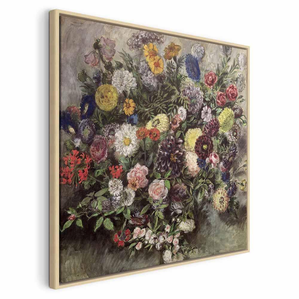 Leinwandbild - Eugène Delacroix – Bouquet of Flowers