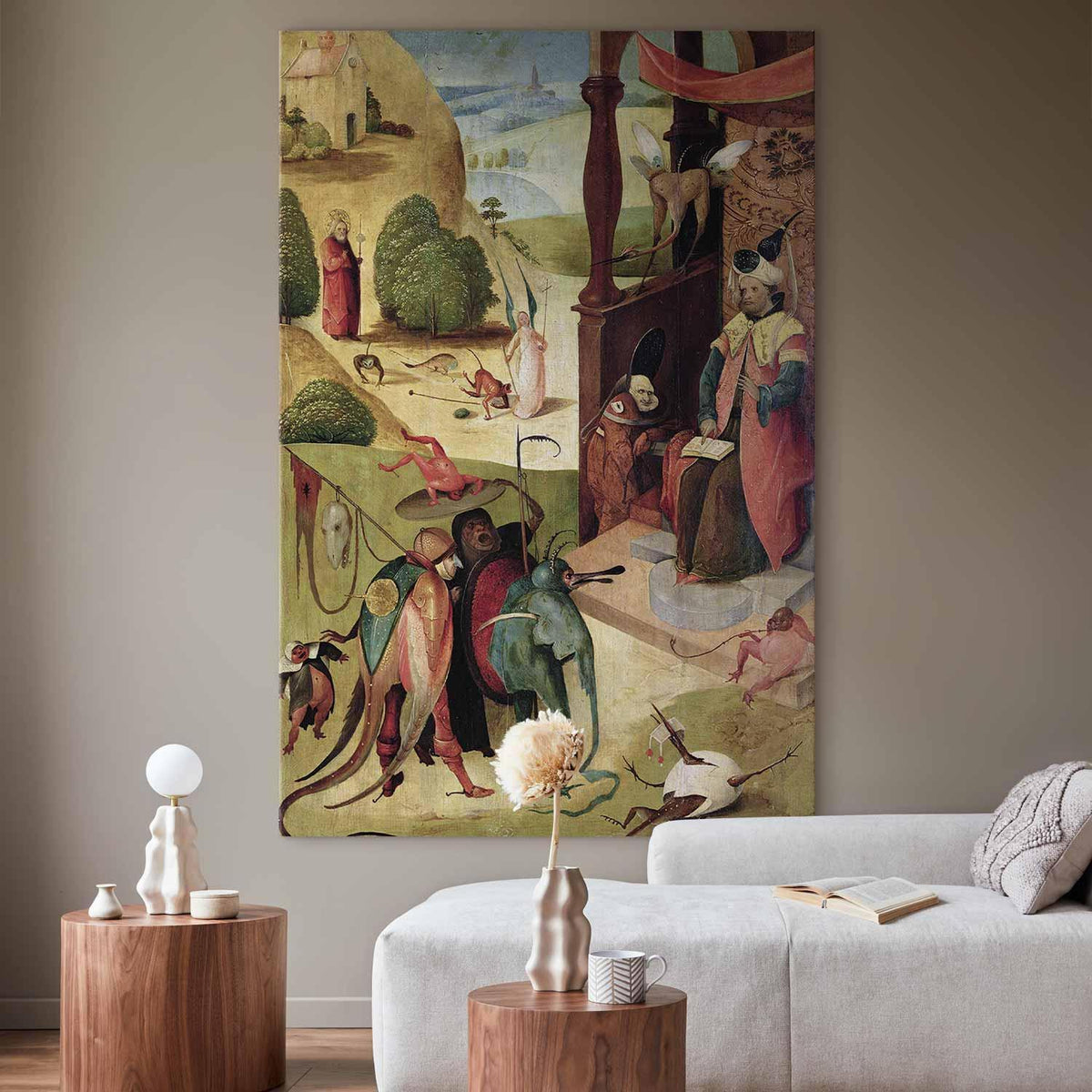 Wandbild XXL - Hieronymus Bosch – St James and the Magician
