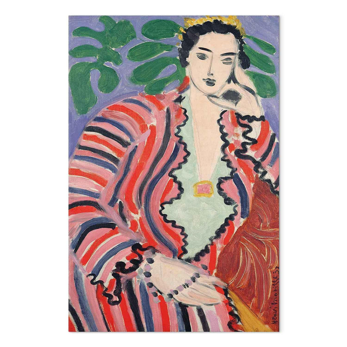 Leinwandbild - Henri Matisse – Elena