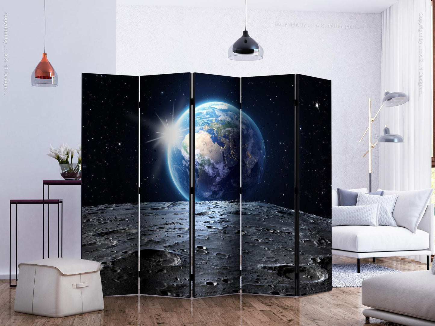 Paravent - View of the Blue Planet II Artgeist