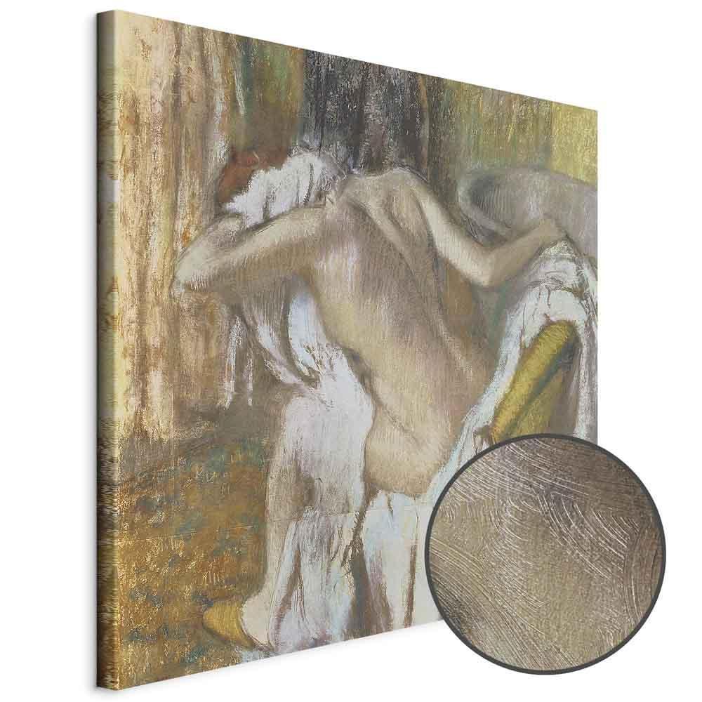 Leinwandbild - Edgar Degas – Woman drying herself