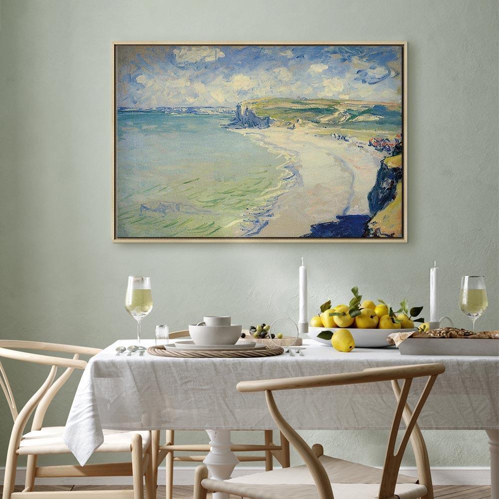 Leinwandbild - Claude Monet – Beach at Pourville