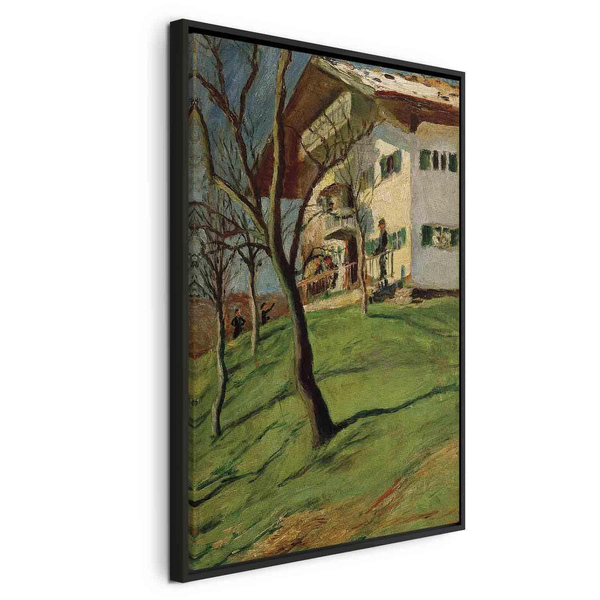 Leinwandbild - August Macke – Unser Häuschen in Tegernsee