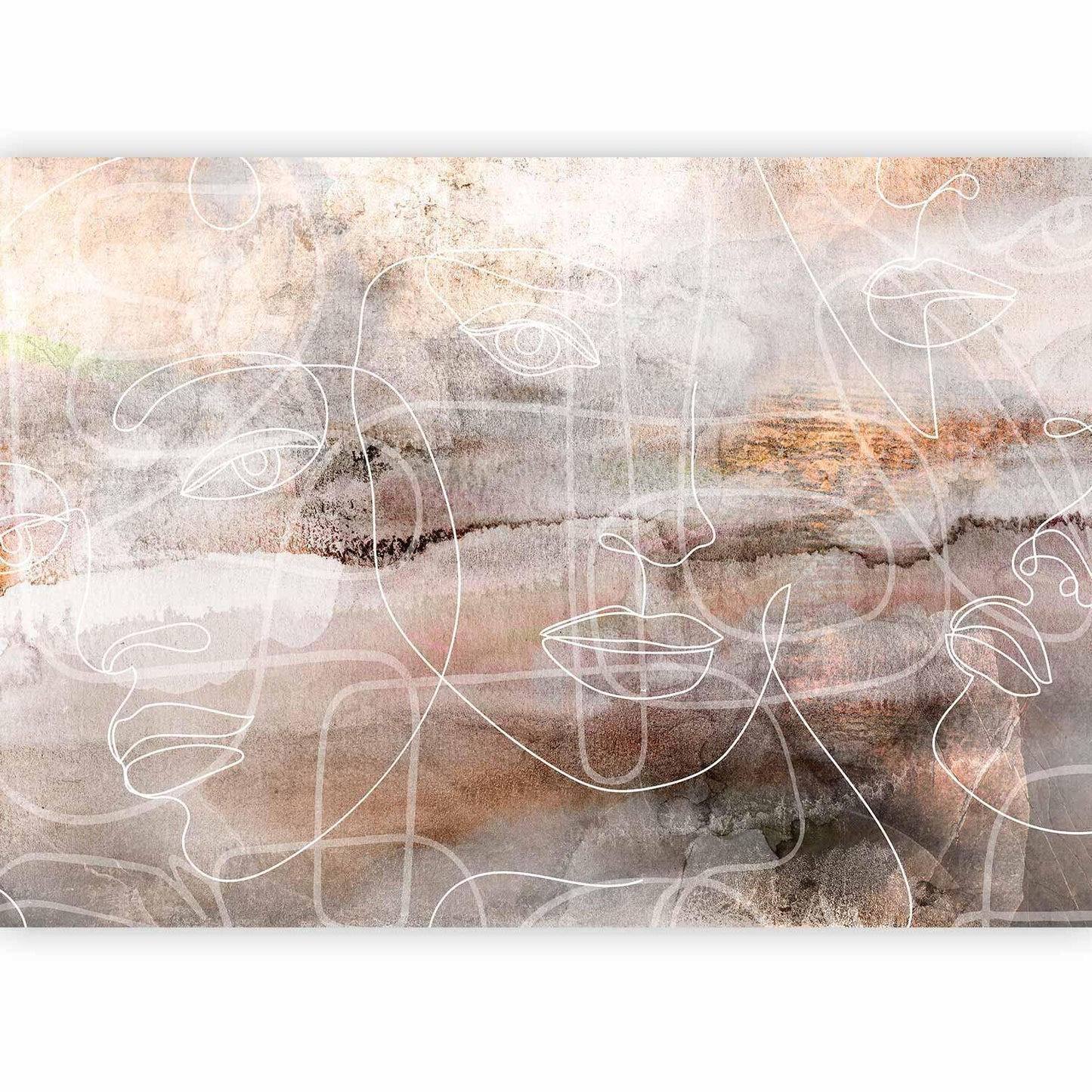 Fototapete - Penetrating Faces Artgeist
