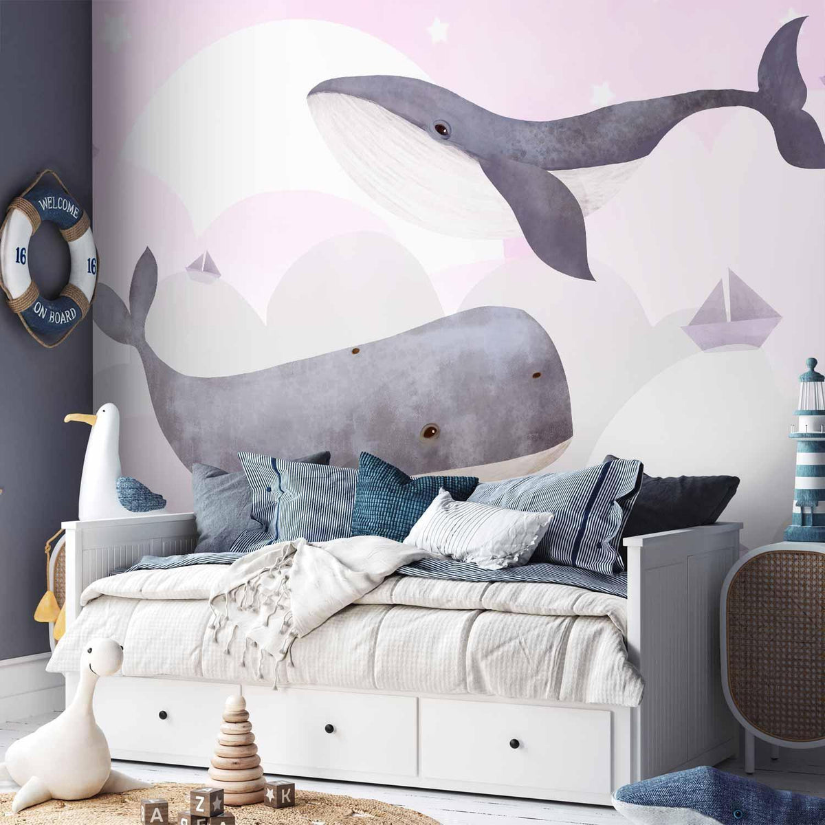 Fototapete - Dream Of Whales - Second Variant