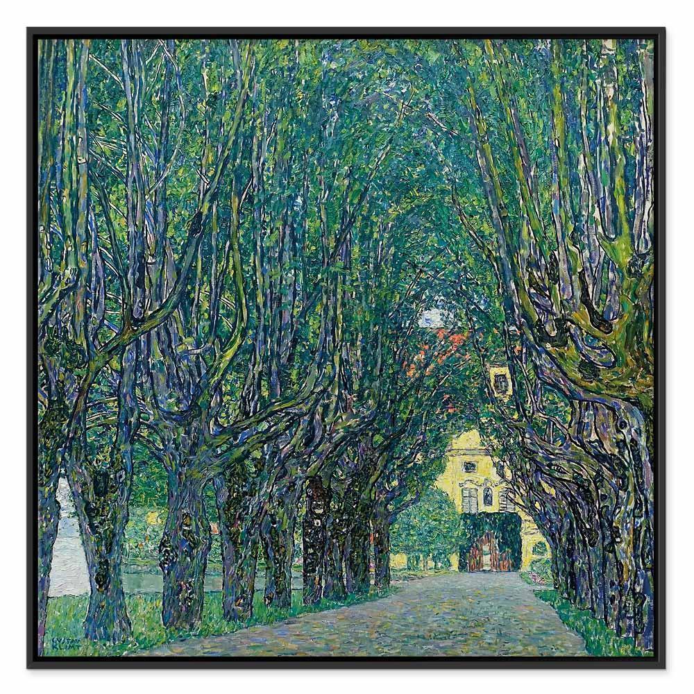 Leinwandbild - Gustav Klimt – Avenue in the Park of Schloss Kammer