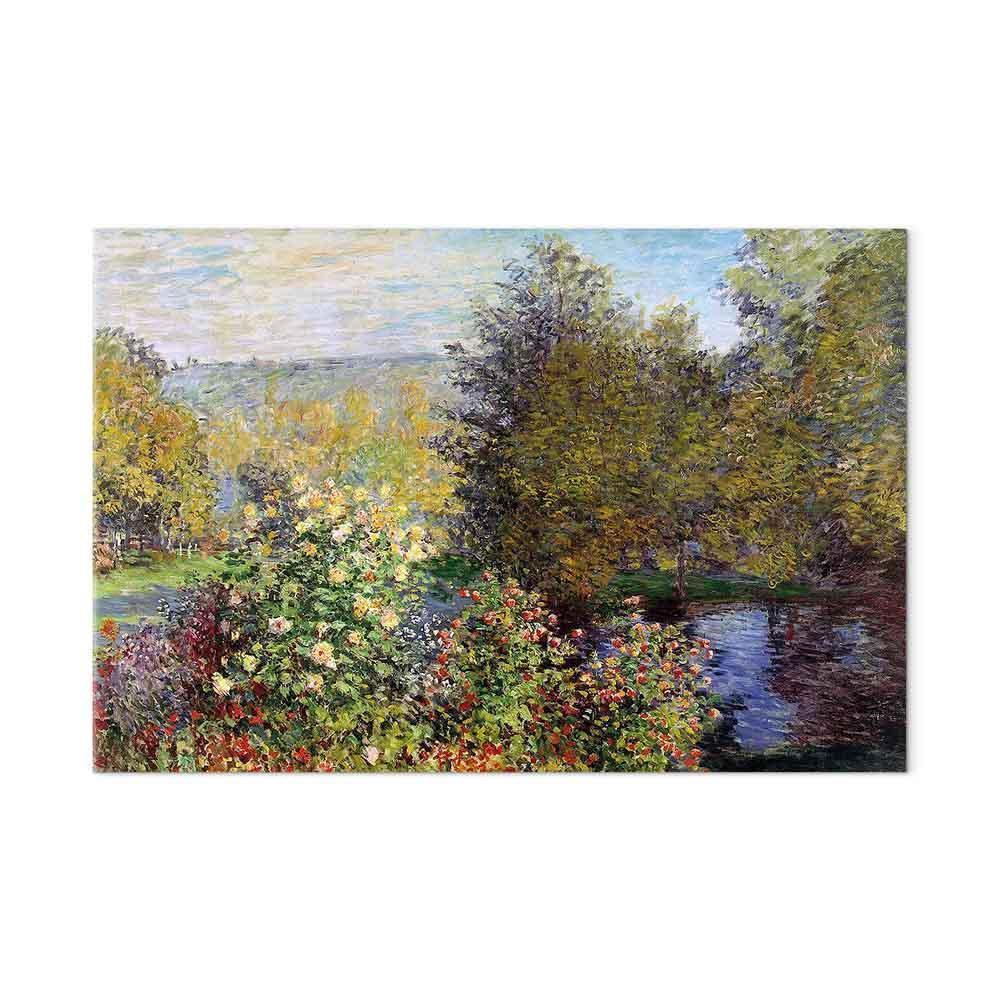 Leinwandbild - Claude Monet – Garden at Montgeron (detail)