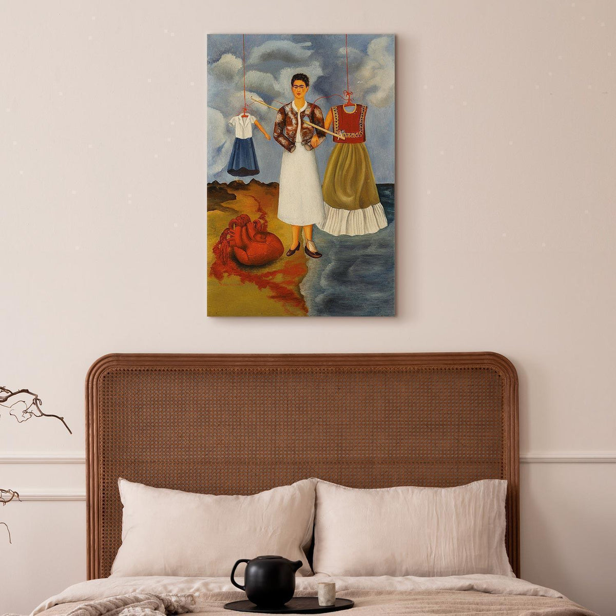 Leinwandbild - Frida Kahlo – Memory (The Heart)