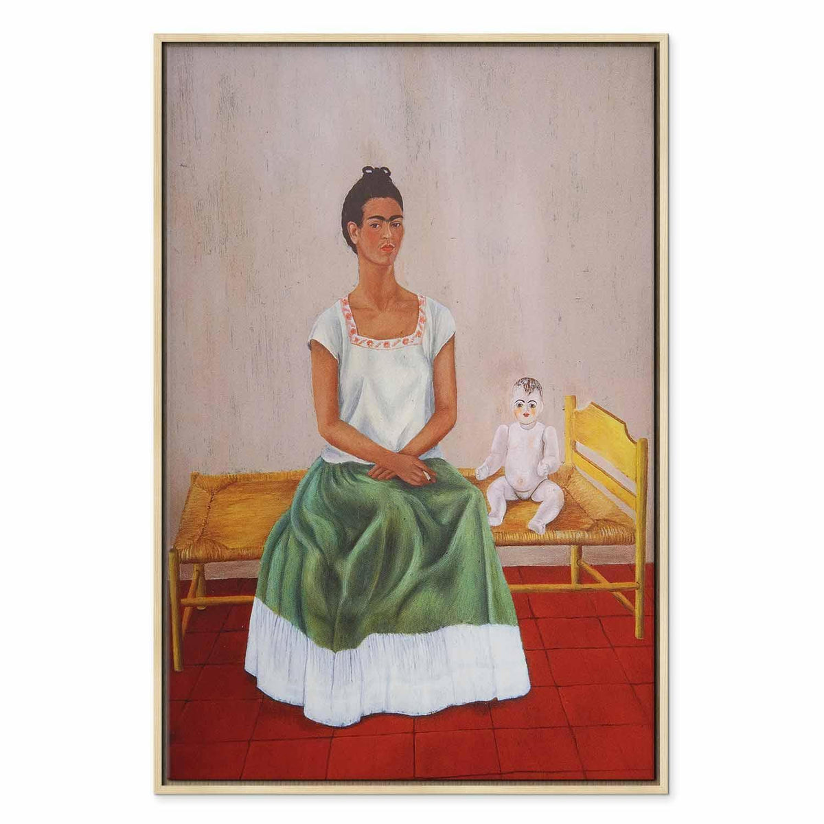 Leinwandbild - Frida Kahlo – Me and My Doll