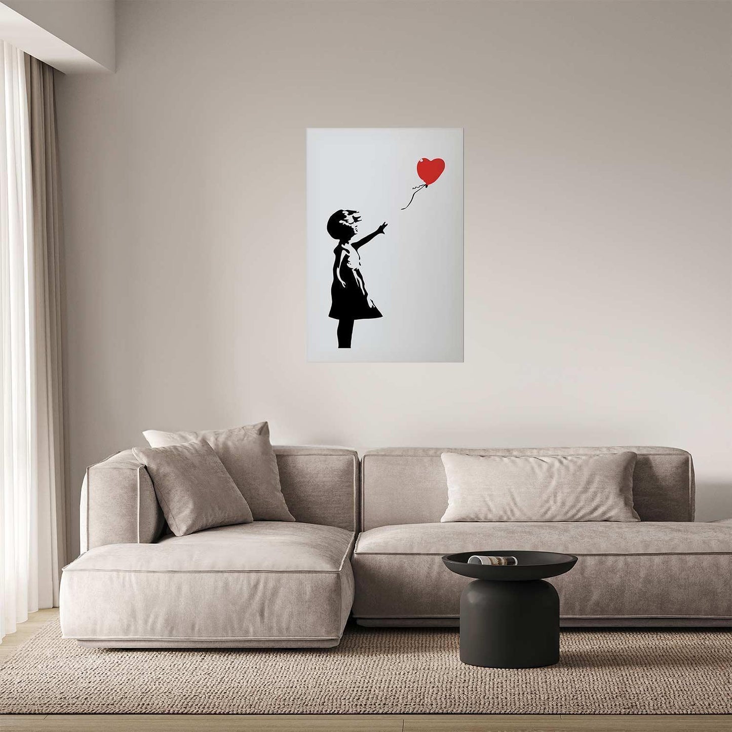 Poster - Girl with a Balloon Artgeist