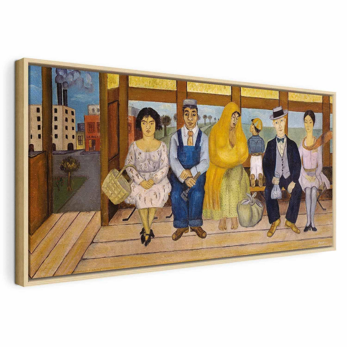 Leinwandbild - Frida Kahlo – The Bus