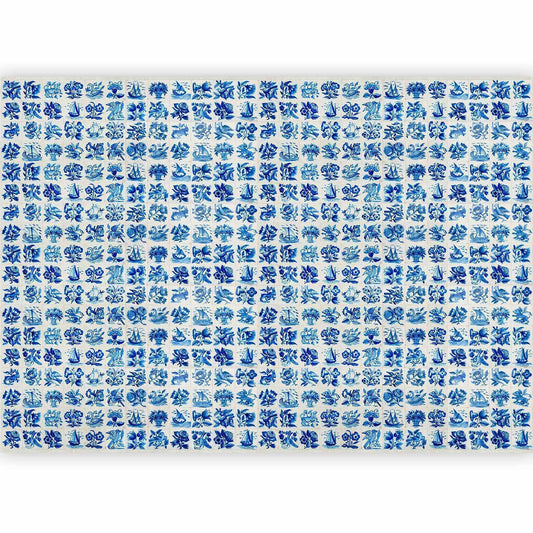 Fototapete - Azulejos tiles – traditional Portuguese ceramic tiles