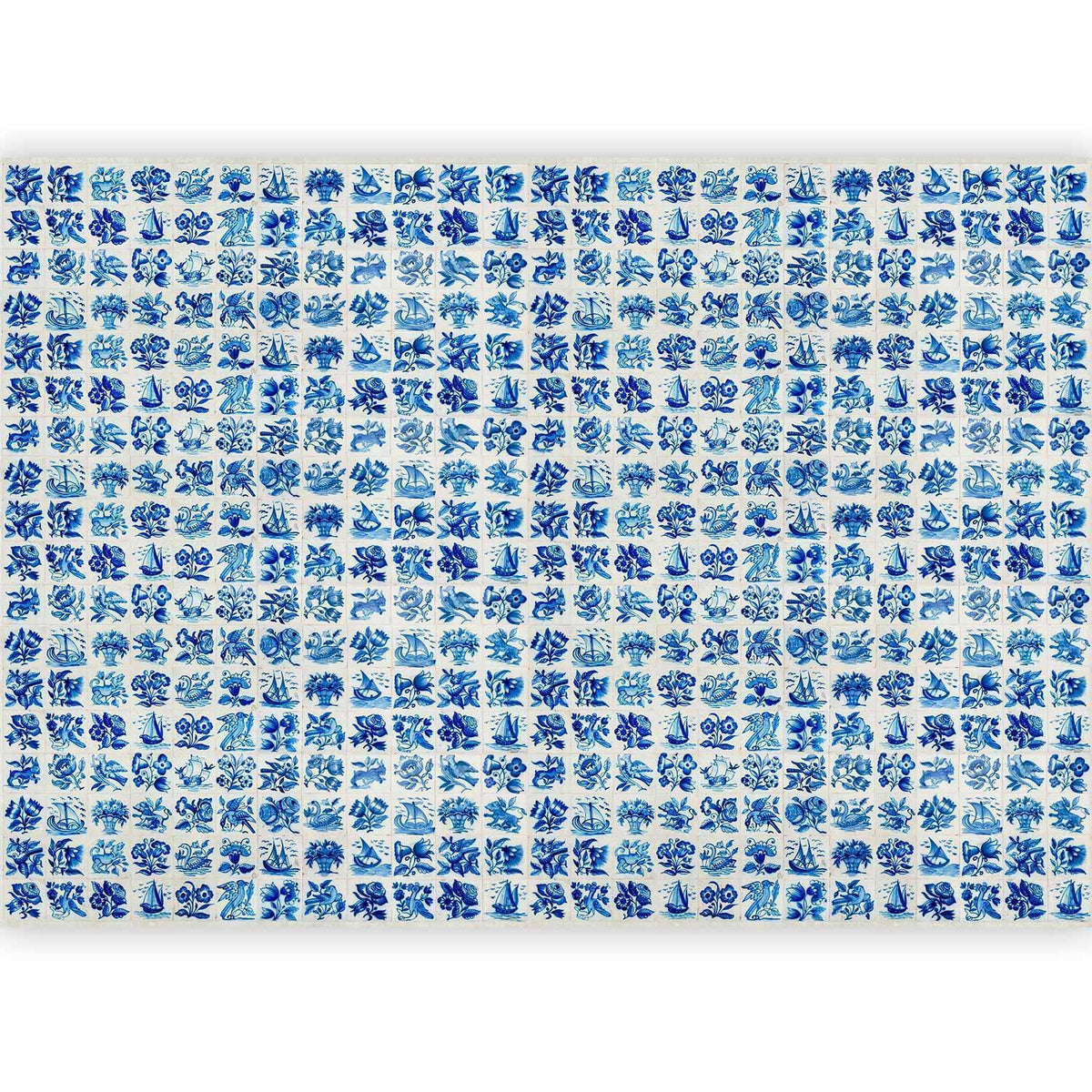 Fototapete Azulejos – Portugiesische Fliesen in Blau-Weiß