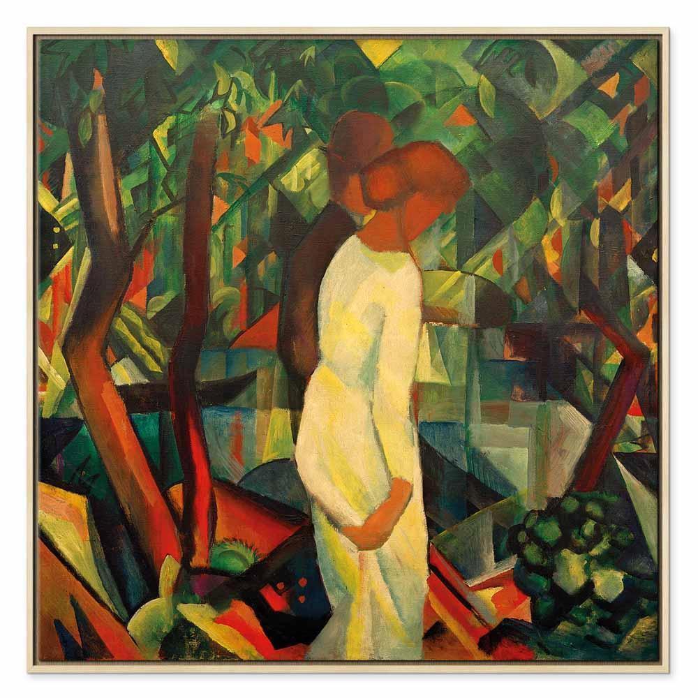Leinwandbild - August Macke – Paar im Wald