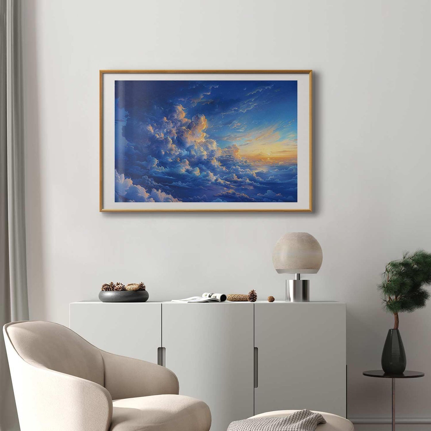 Poster - When the Sky Becomes Canvas: A Masterpiece of Nature in the Clouds