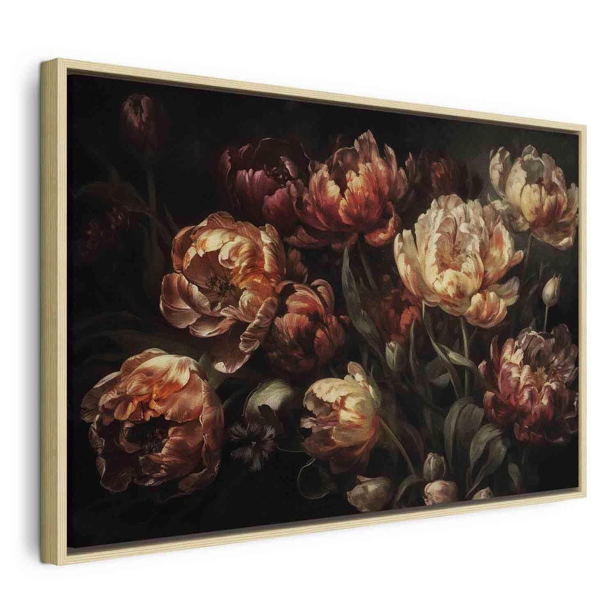 Leinwandbild - Blooming tulips