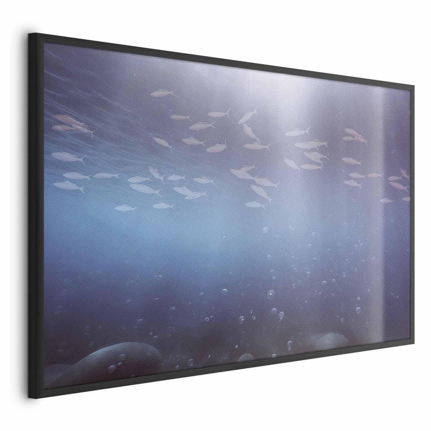 Poster Fische in der Tiefe – Tiefsee-Fisch im mystischen Blau