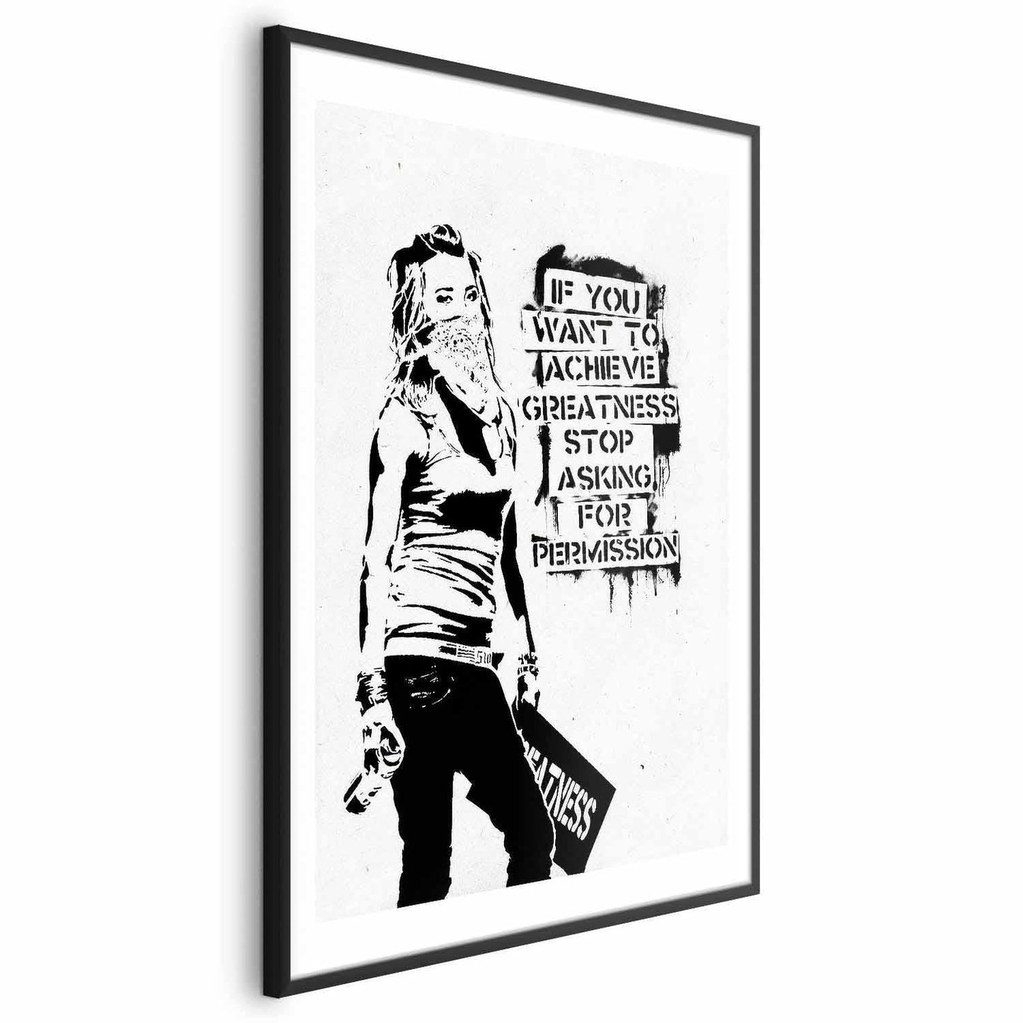 Poster - Girl with Graffiti Artgeist
