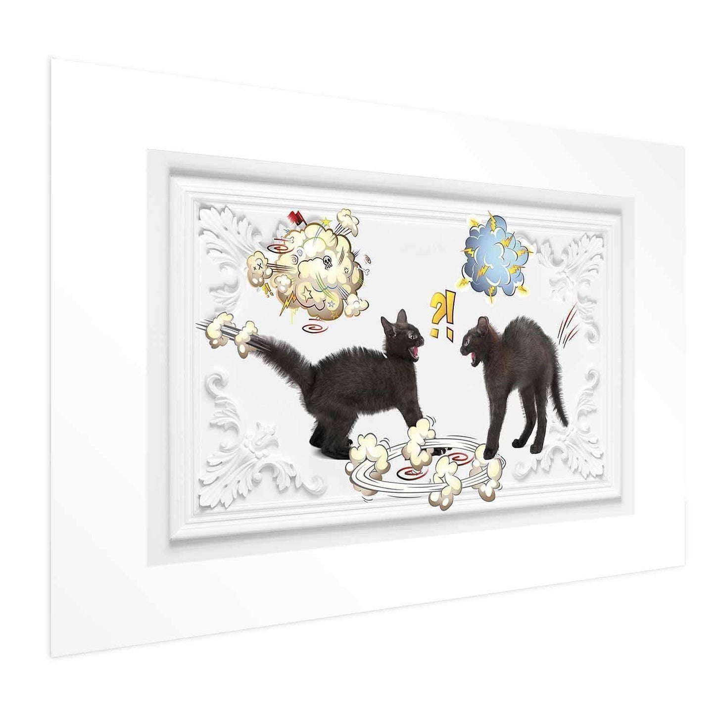 Poster - Cat Fight Artgeist
