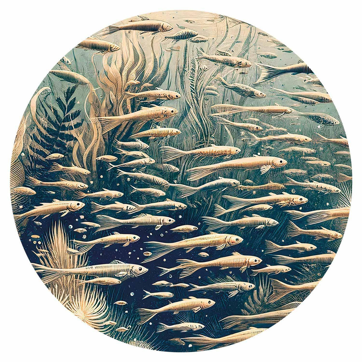 Runde Fototapete - Oceanic nature