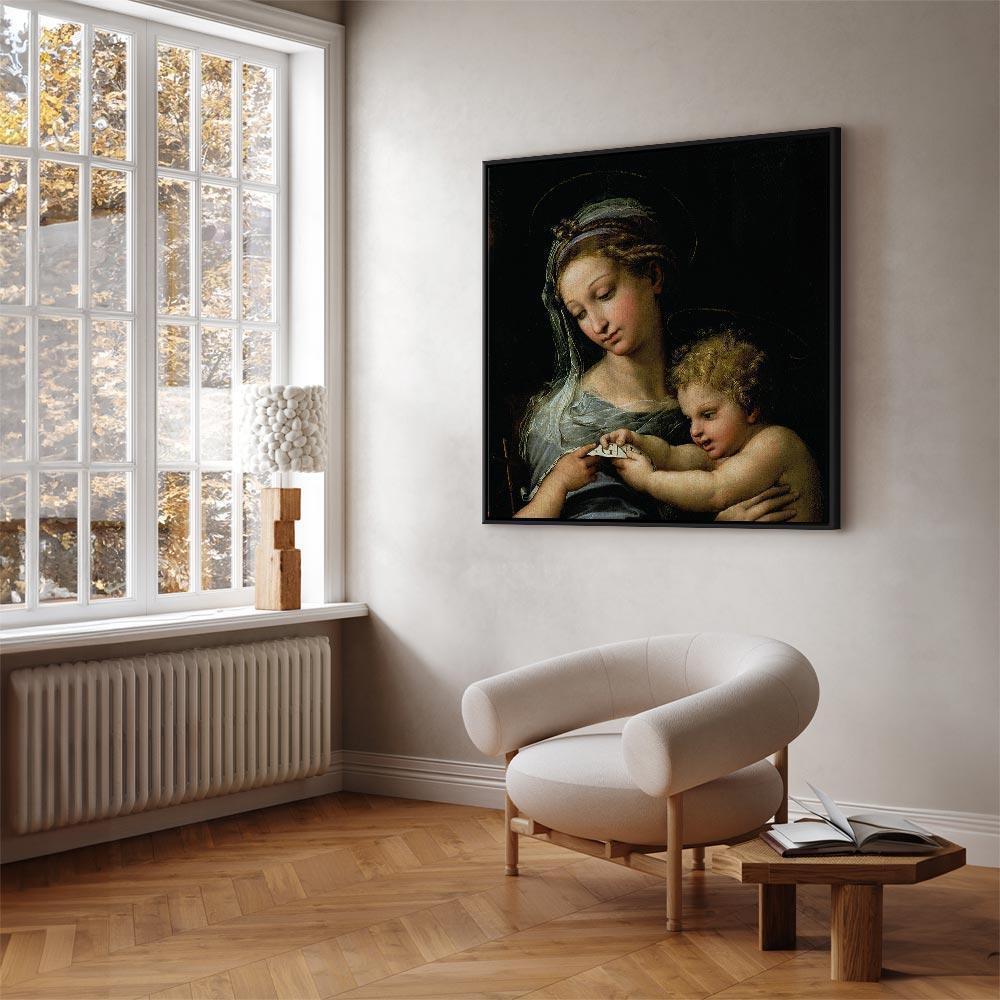 Leinwandbild - Rafael Santi – The Virgin of the Rose