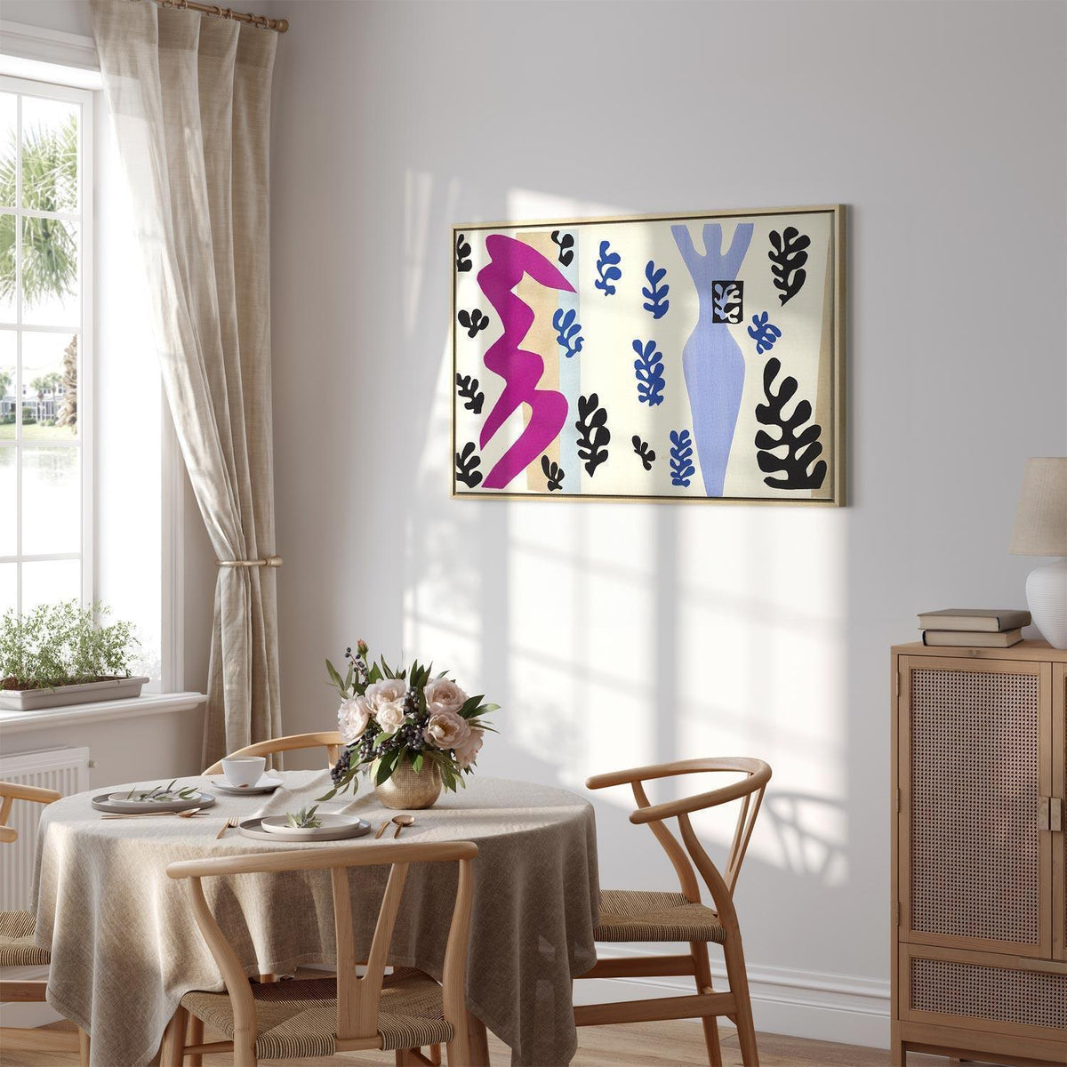 Leinwandbild - Henri Matisse – The Knife Thrower (from Jazz)