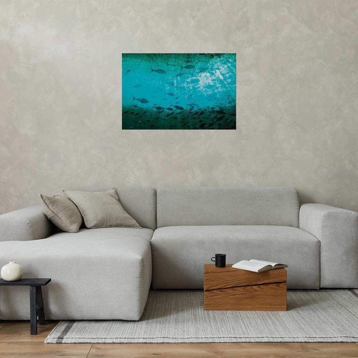 Poster - Group of Dark Fish