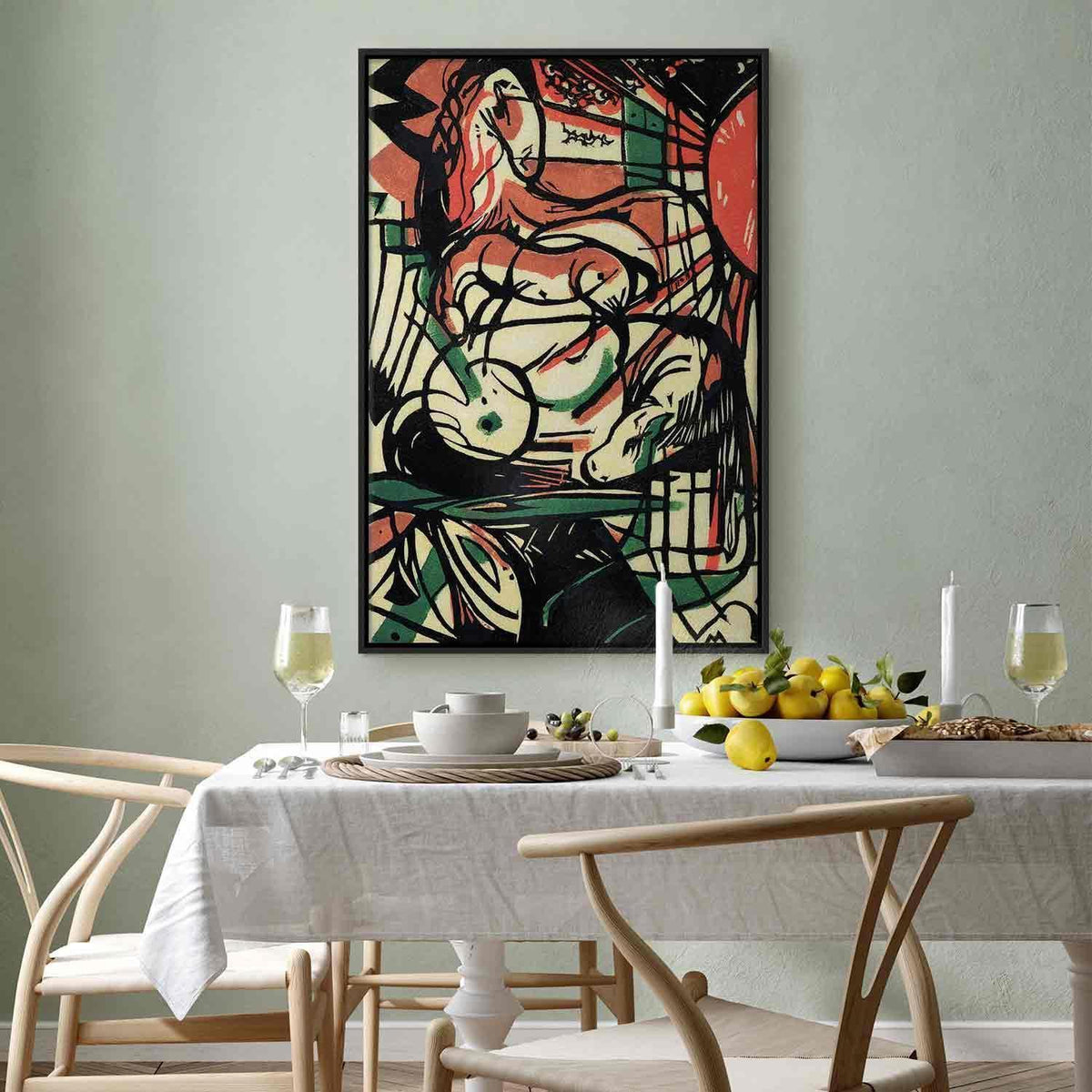 Leinwandbild - Franz Marc – The Birth of the Horse