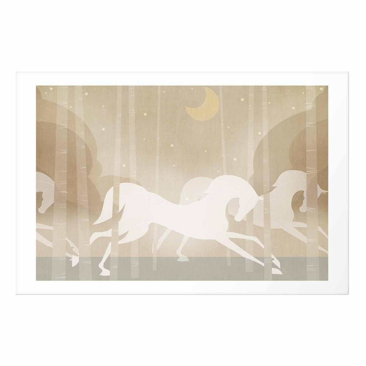Poster - Galloping Horses