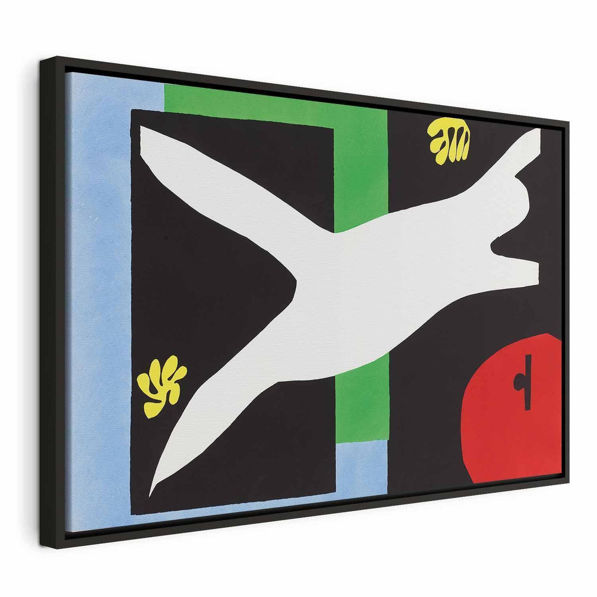 Leinwandbild - Henri Matisse – The Swimmer in the Aquarium (from Jazz)