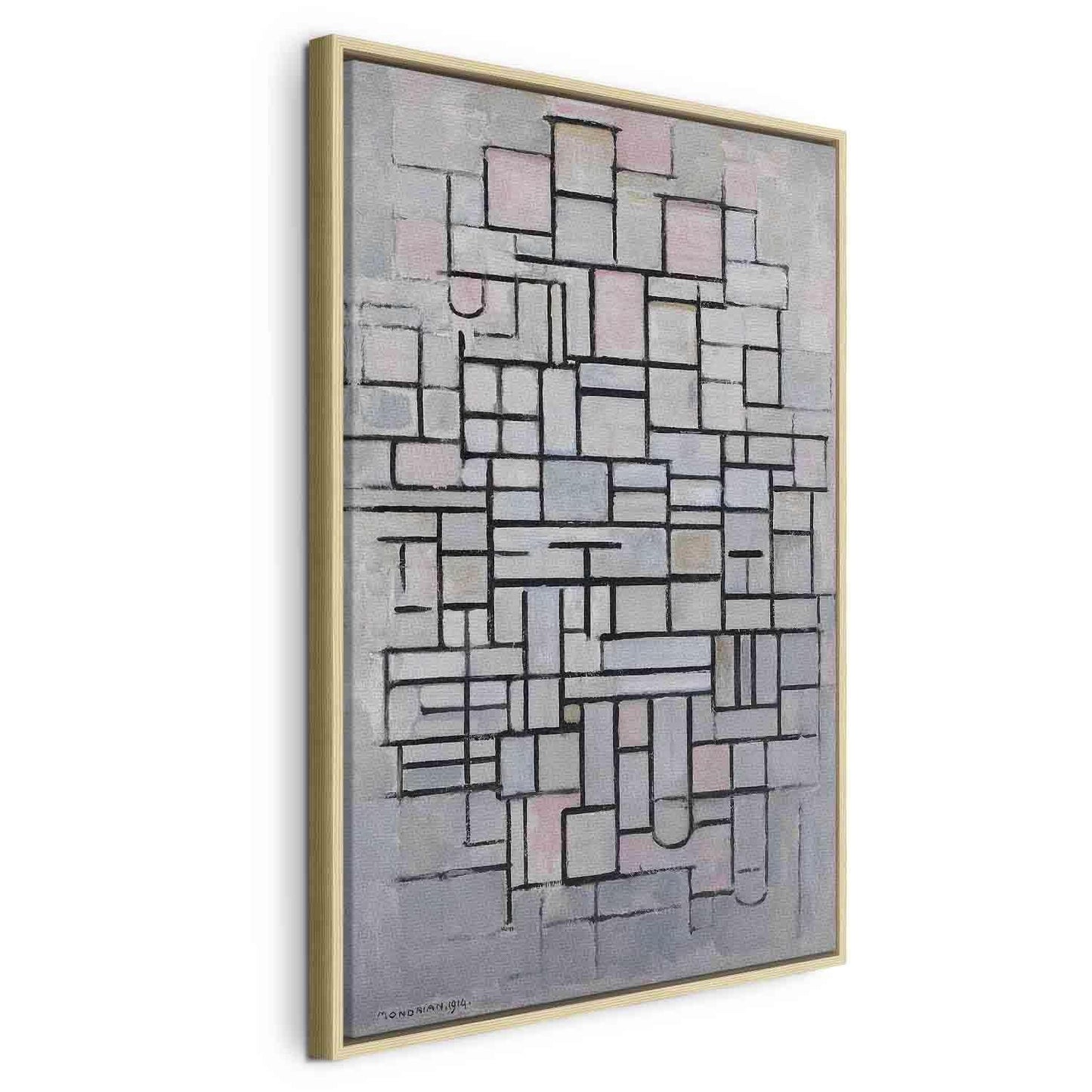 Leinwandbild - Composition No IV (Piet Mondrian) Artgeist