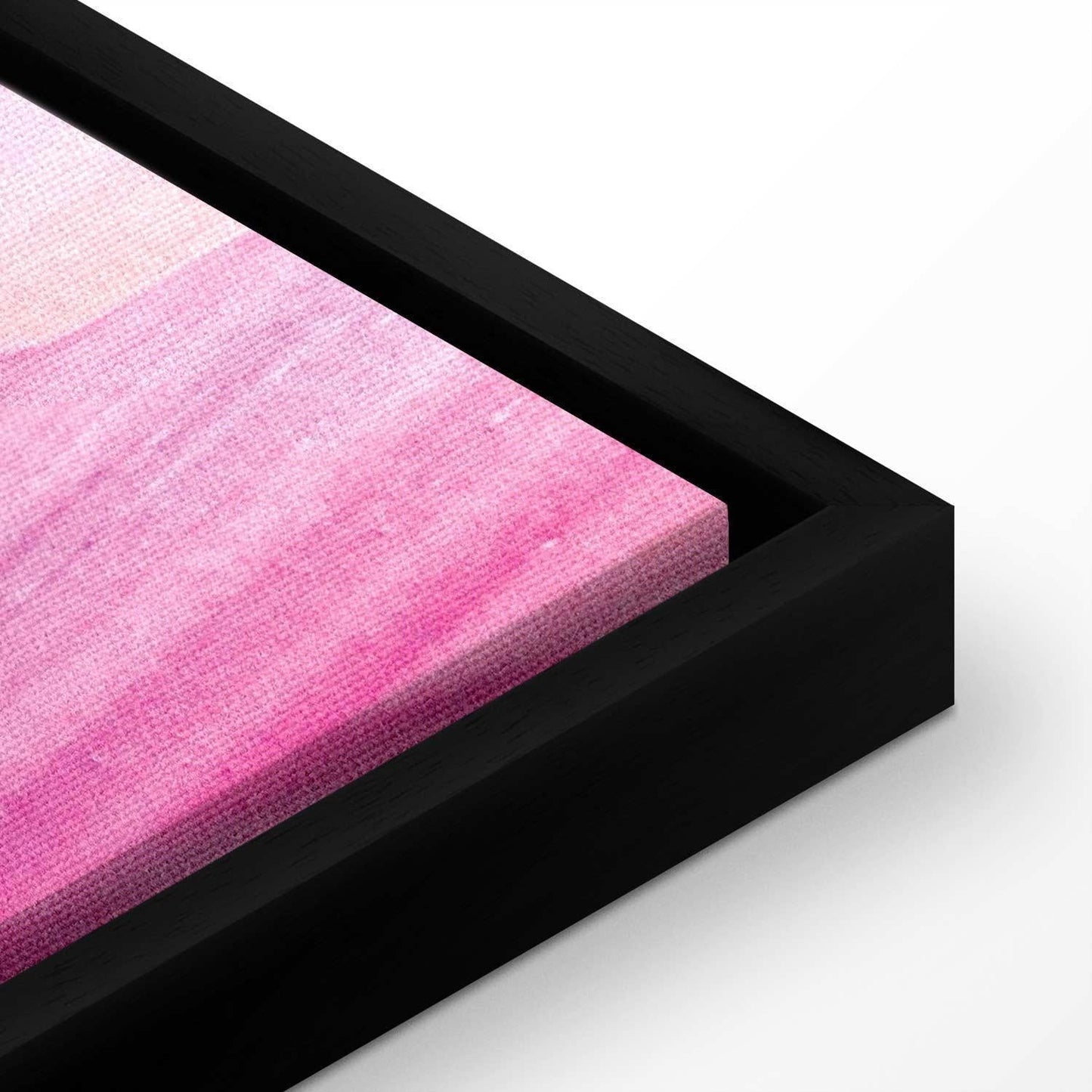 Leinwandbild - Colorful Contrasts - Energetic Color Transitions in Shades of Pink Artgeist