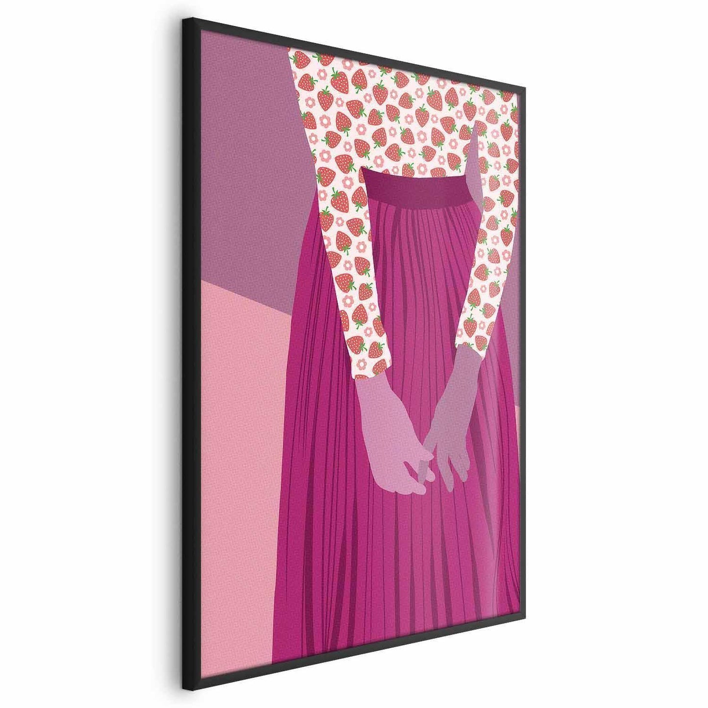 Poster - Strawberry Lady Artgeist