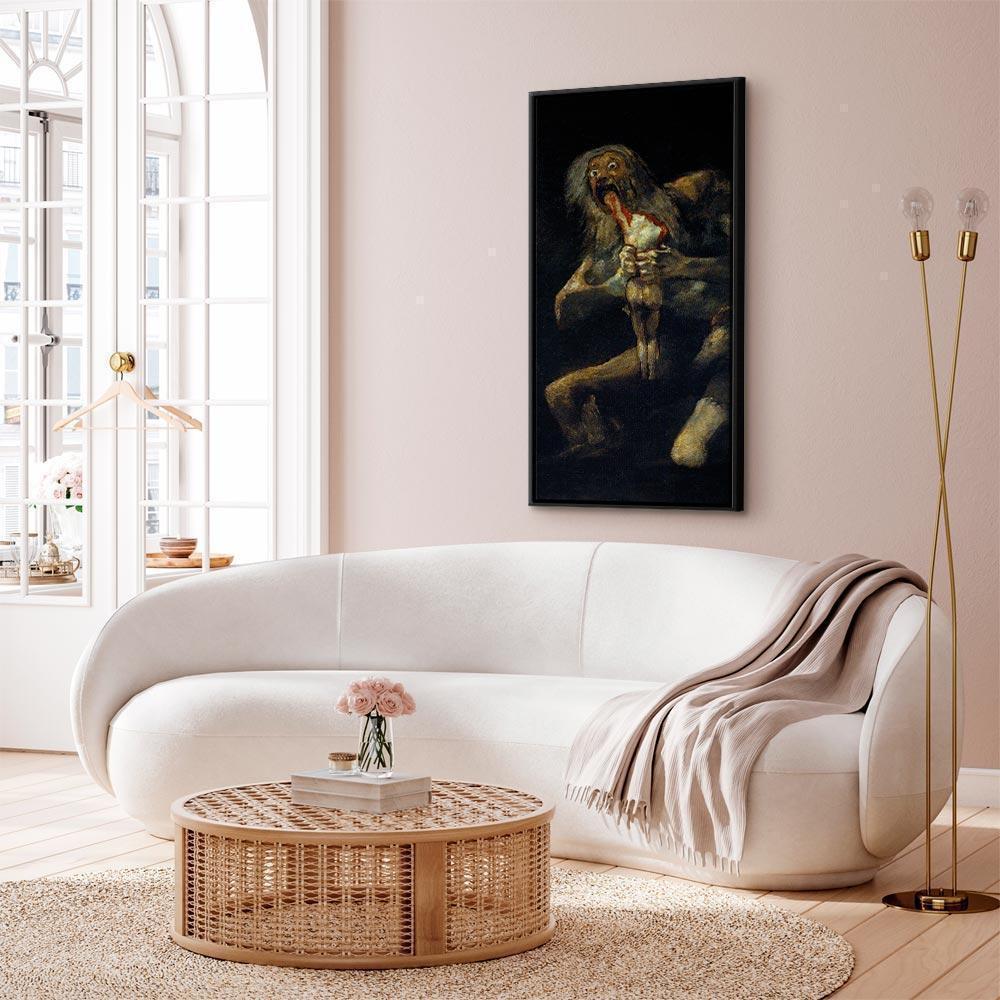 Leinwandbild - Francisco Goya – Saturn Devouring His Son