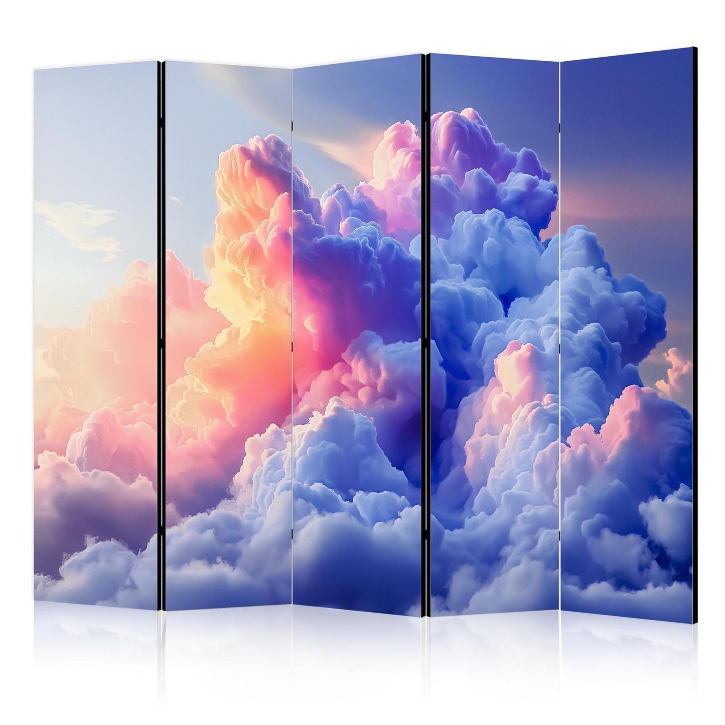 Paravent - Clouds Like Painted: Artistic Brushes of Dawn Painting the Sky Artgeist