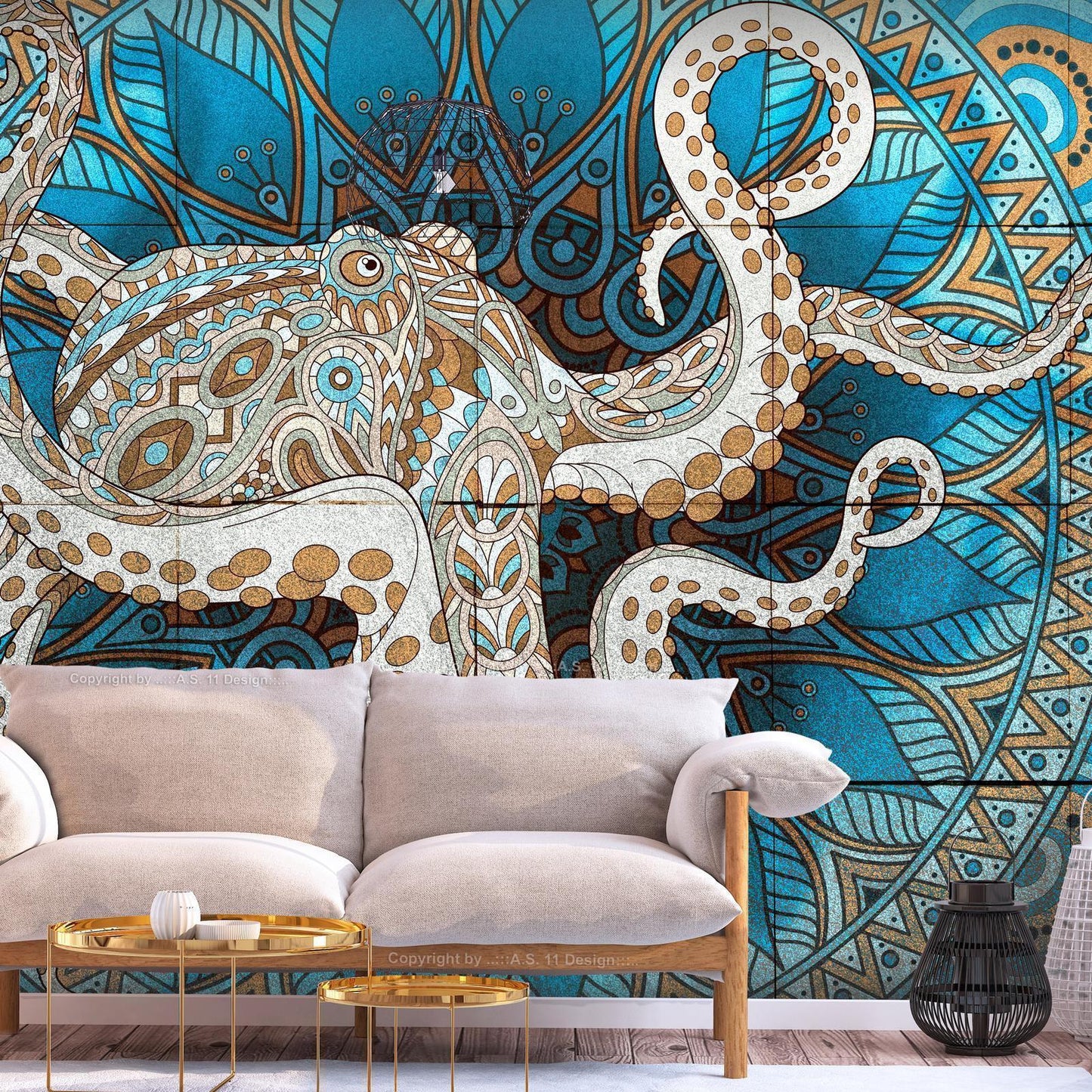 Fototapete - Zen Octopus Artgeist