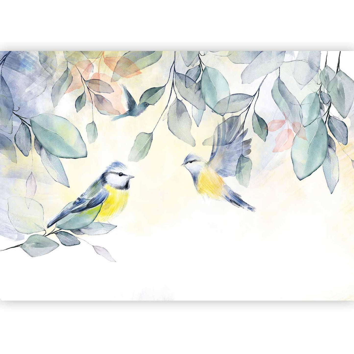 Fototapete - Colorful Titmouse Artgeist