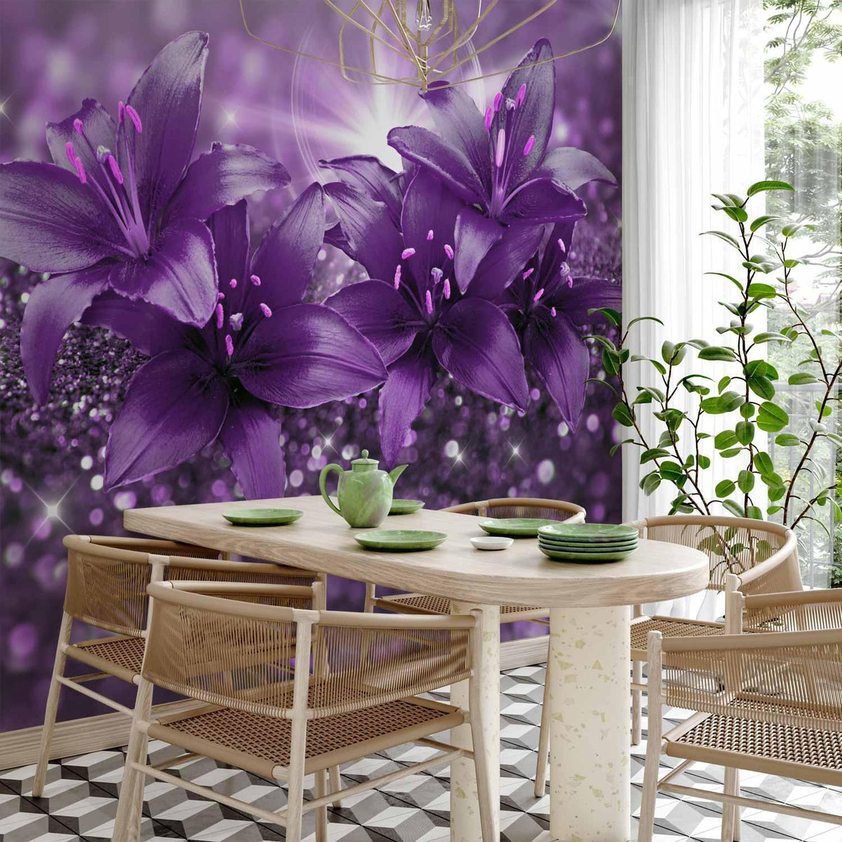 Fototapete - Masterpiece of Purple