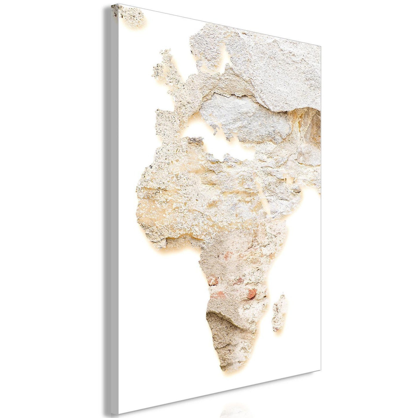Leinwandbild - Hot Continent (1 Part) Vertical Artgeist