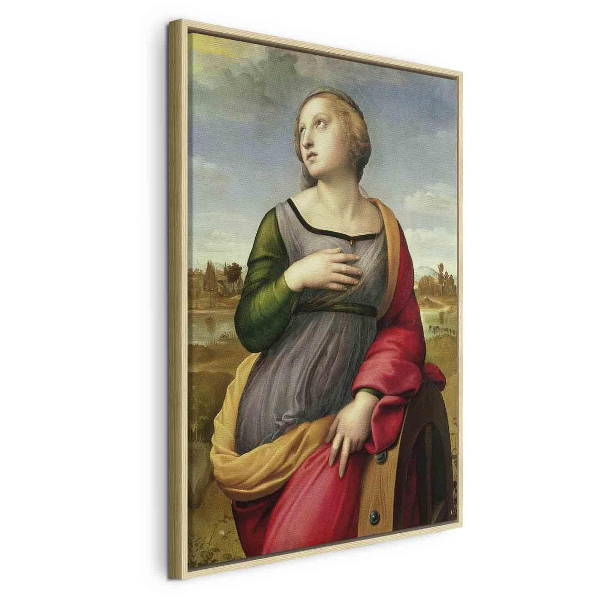 Leinwandbild - Rafael Santi – St Catherine of Alexandria