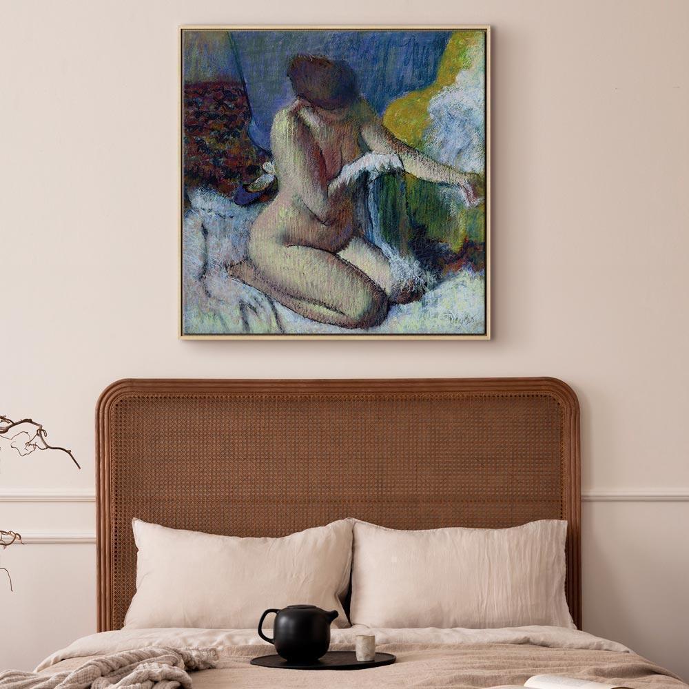Leinwandbild - Edgar Degas – After the Bath