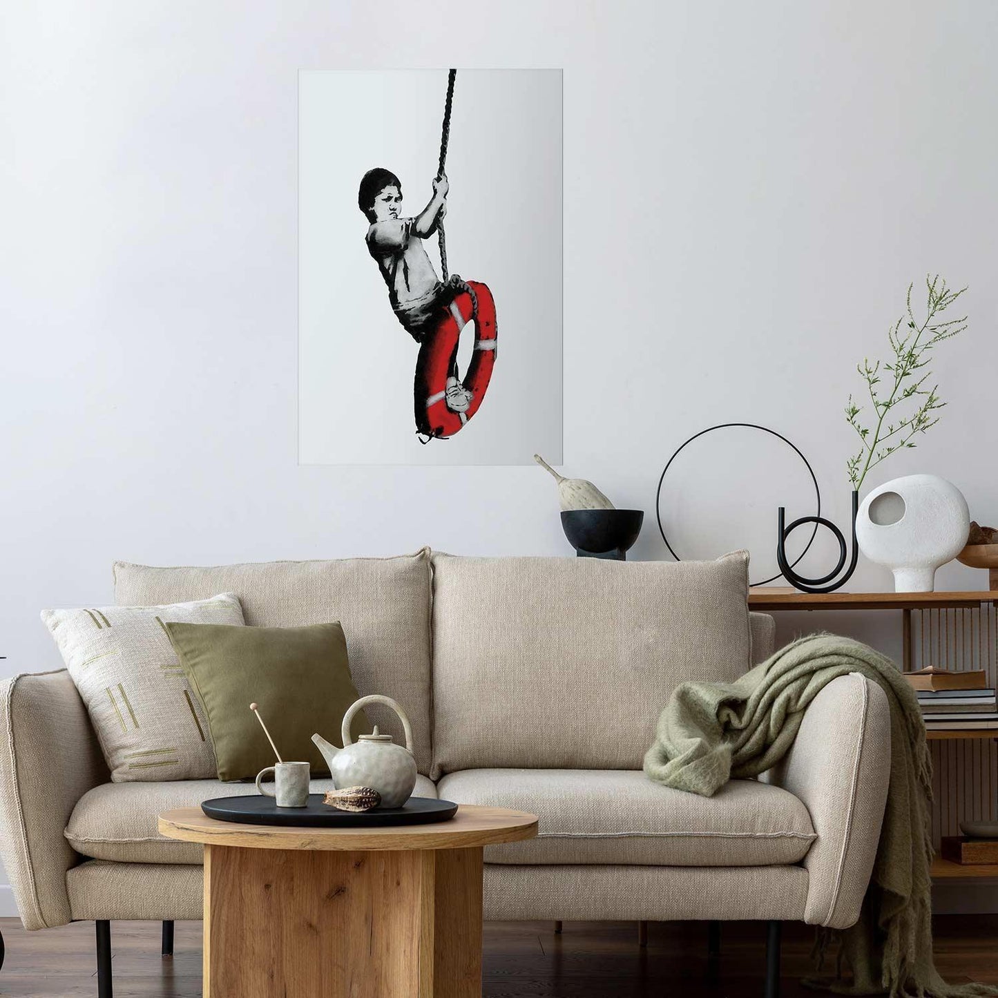Poster - Banksy: Boy on a Rope Artgeist